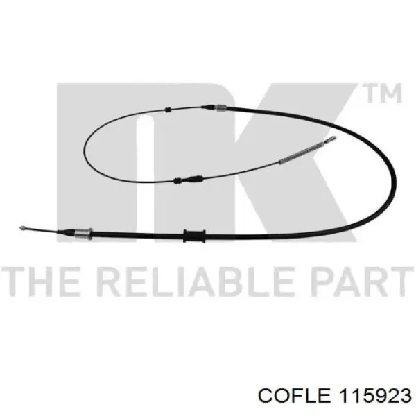 Cable de freno de mano trasero derecho 90334821 General Motors
