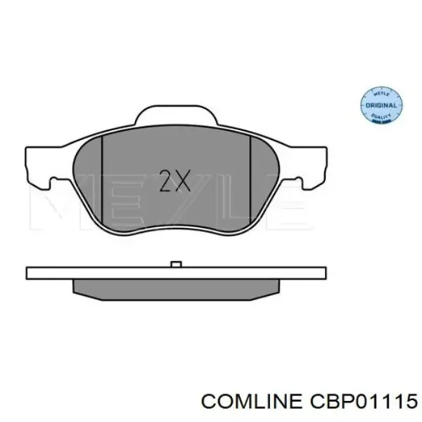 Pastillas de freno delanteras Renault Laguna 2 BG0, BG1