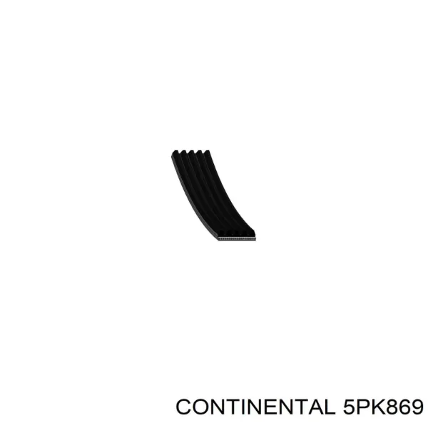 Correa de alternador 5PK869 Continental/Siemens