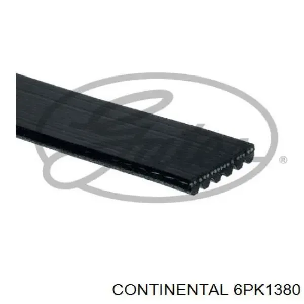Correa de alternador 6PK1380 Continental/Siemens