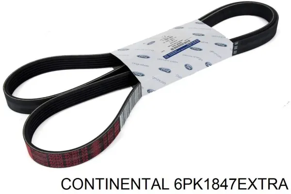 Correa de alternador 6PK1847EXTRA Continental/Siemens