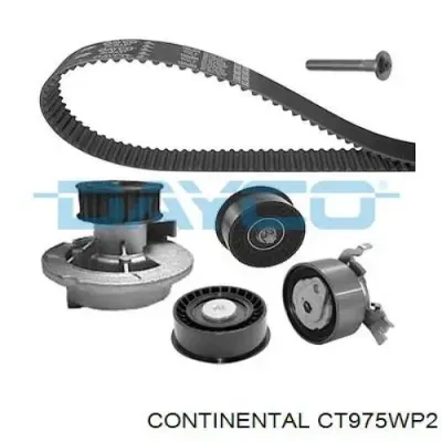 Kit de correa de distribución CONTINENTAL CT975WP2