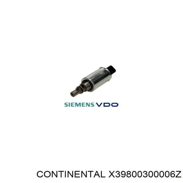 Válvula reguladora de presión del sistema common rail X39800300006Z Continental/Siemens