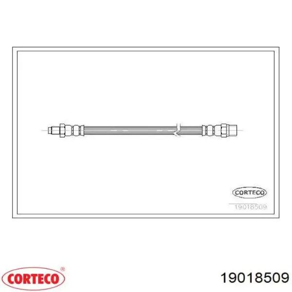 Latiguillo de freno trasero 180005 Cautex