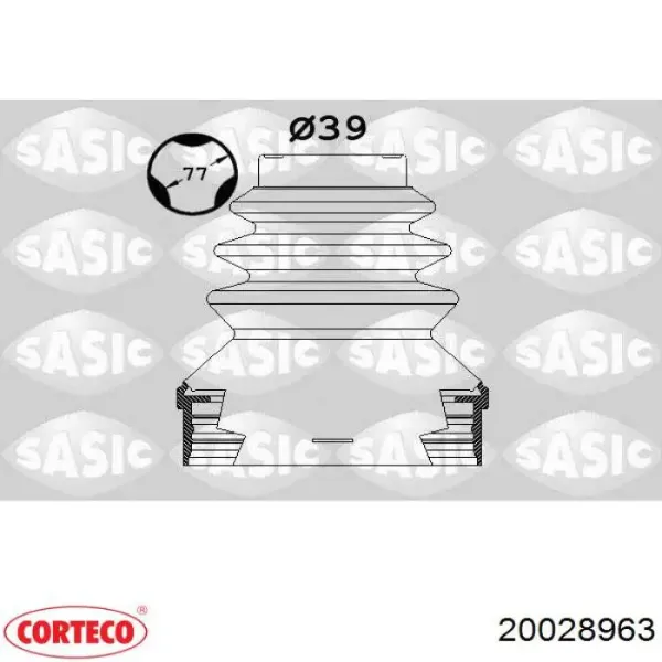 Anillo retén de semieje, eje delantero, derecho Citroen Jumpy 1 BS, BT, BY, BZ