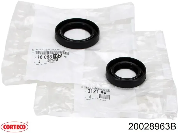 Anillo retén de semieje, eje delantero, derecho Citroen Jumpy 1 BS, BT, BY, BZ