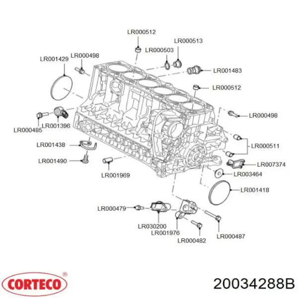 Retén de cigüeñal 30731650 Volvo