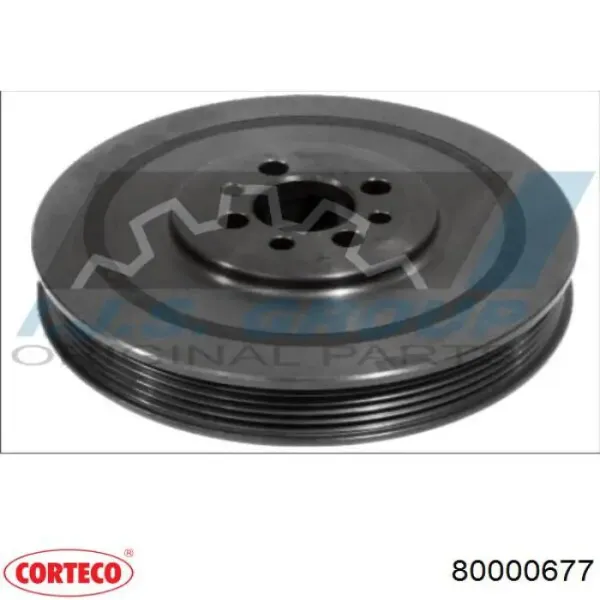 Polea de cigüeñal 80000677 Corteco