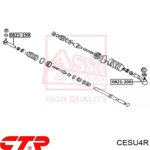 Rótula barra de acoplamiento exterior Subaru Impreza 2 GD, GG