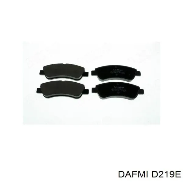Pastillas de freno D219E Dafmi