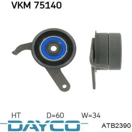 Tensor, correa de distribucion ATB2390 Dayco