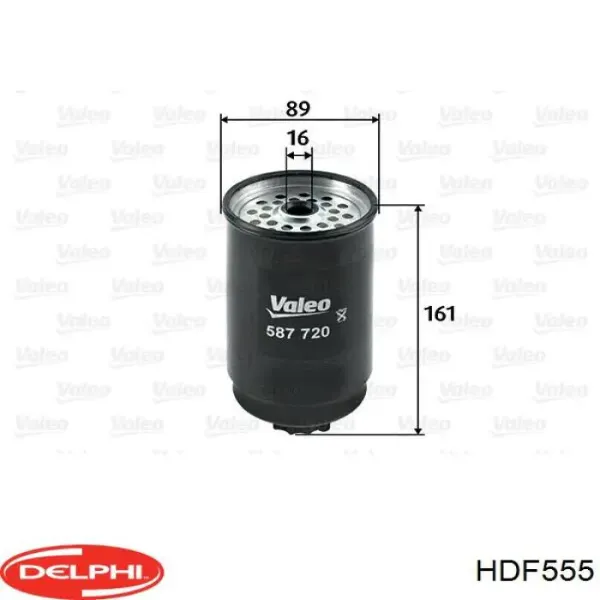 Filtro de combustible HDF555 Delphi