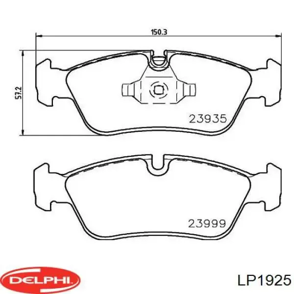 Pastillas de freno delanteras BMW 1 E81, E87