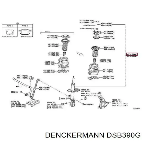 Amortiguador delantero derecho 20726FR Sato Tech