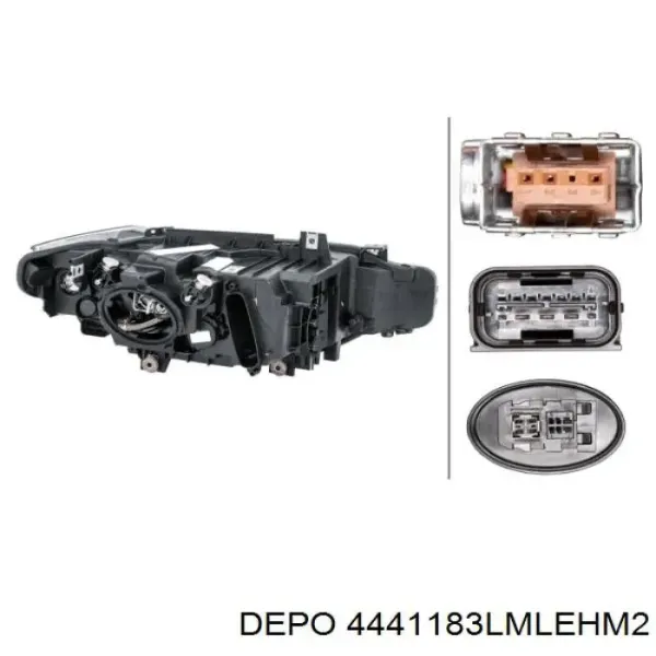 Faro izquierdo 4441183LMLEHM2 Depo/Loro/Abakus