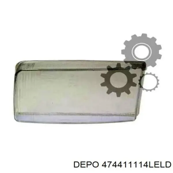 Cristal de faro izquierdo 474411114LELD Depo/Loro/Abakus
