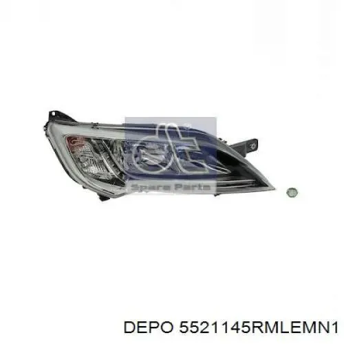 Faro derecho 1682747980 Peugeot/Citroen