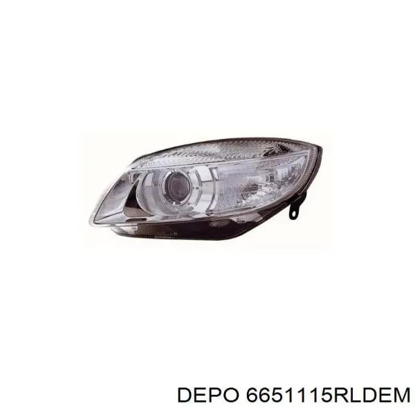 Faro derecho 6651115RLDEM Depo/Loro/Abakus