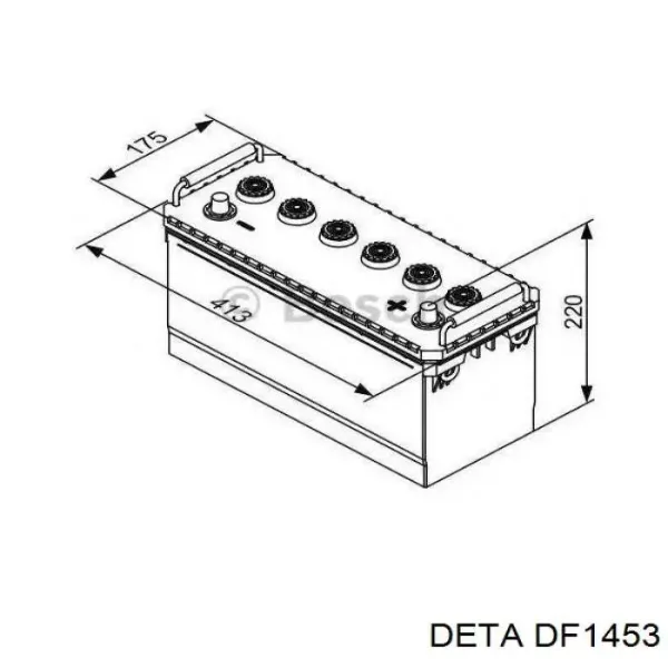 Batería TF1453 Exide