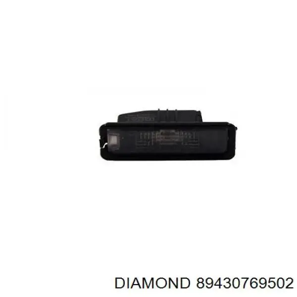 Luz matricula 6910955E Polcar