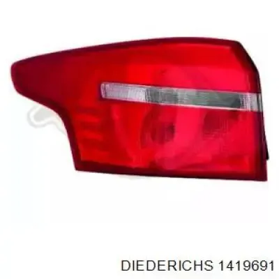Piloto trasero exterior izquierdo F1EB13405DB Ford