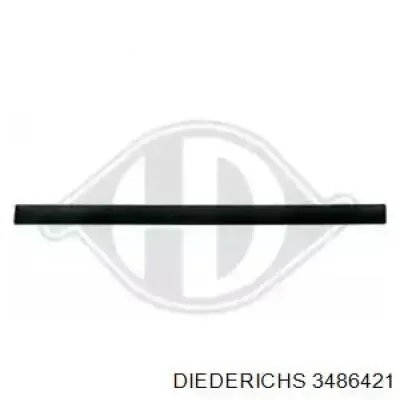 Moldura de puerta delantera izquierda 735497895 Fiat/Alfa/Lancia