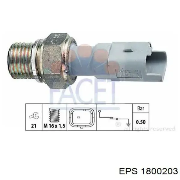 Sensor de presión de aceite 12642 FAE