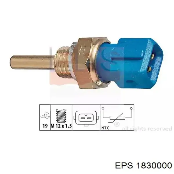 Sensor de temperatura del refrigerante del tablero TM106 Lada