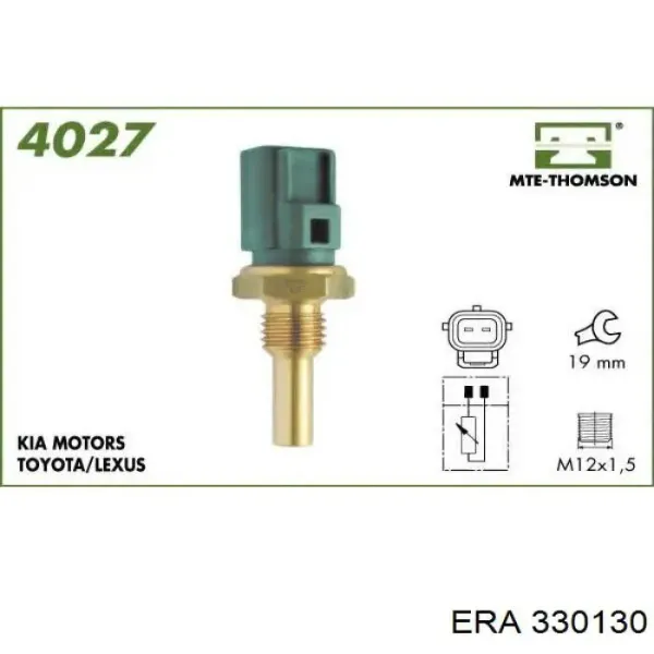 Sensor de temperatura del refrigerante Mazda 323 BJ