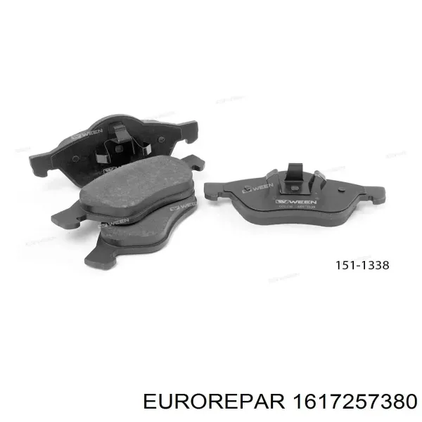 Pastillas de freno delanteras Renault Laguna 2 BG0, BG1
