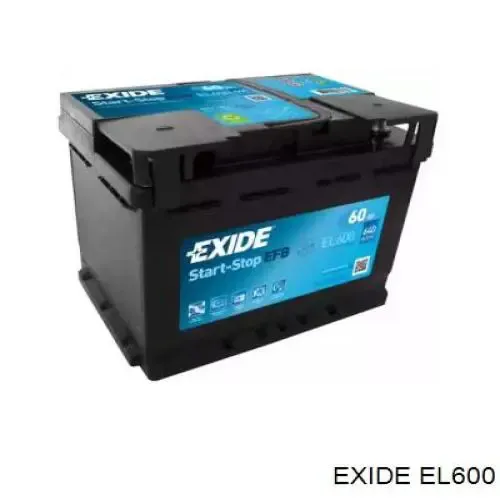 Comprar EL600 Exide Batería de coche