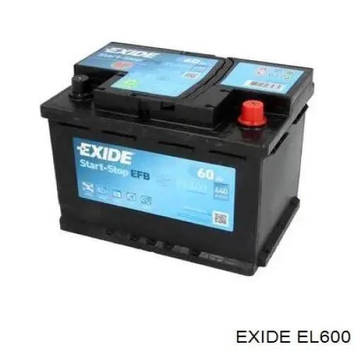 EL600 Exide Batería Start-Stop