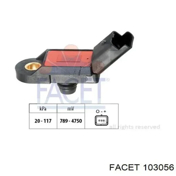 Sensor de presión del colector de admisión 96725 NGK