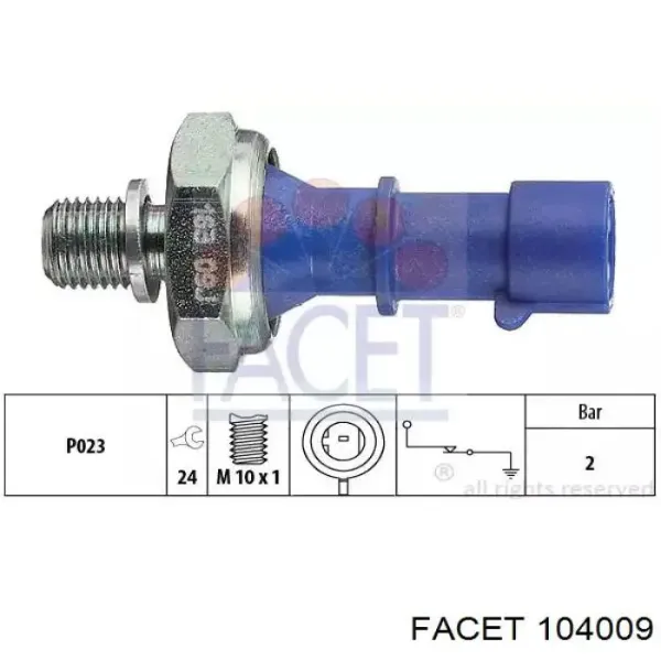 Sensor de temperatura del aire de admisión 905070 Metzger