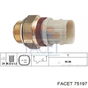 Sensor, temperatura del refrigerante (encendido el ventilador del radiador)