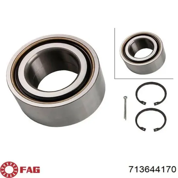 Cojinete de rueda delantero 713644170 FAG