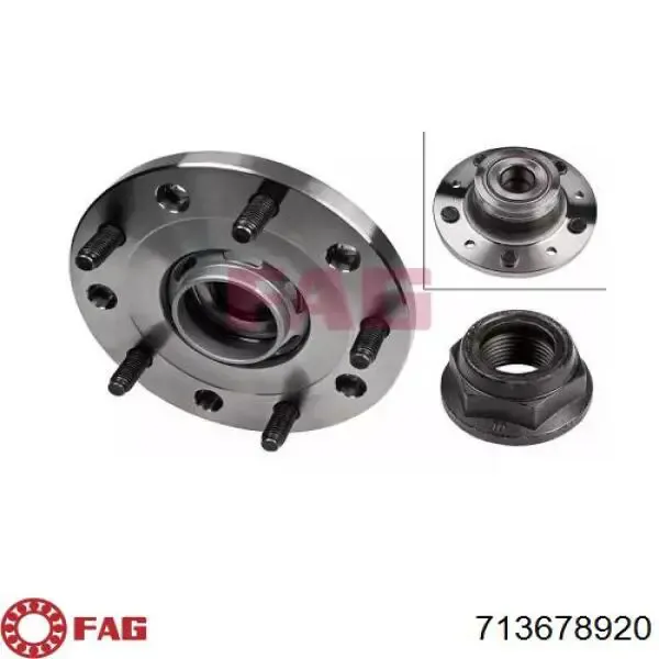 T490158 STC Buje de rueda trasero