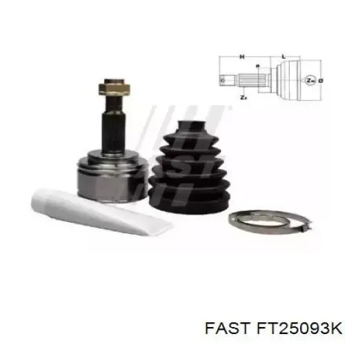 Comprar 77RN1037 Talosa Junta homocinética exterior delantera