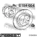 Perno de cubo Lexus LS USF4