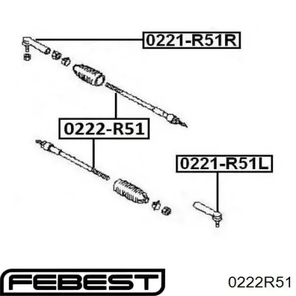 Barra de acoplamiento Nissan Navara D40M