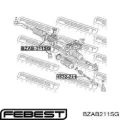 Silentblock de montaje de la cremallera de dirección Mercedes C W203