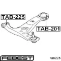 Silentblock del brazo de suspensión Toyota Avensis LCM