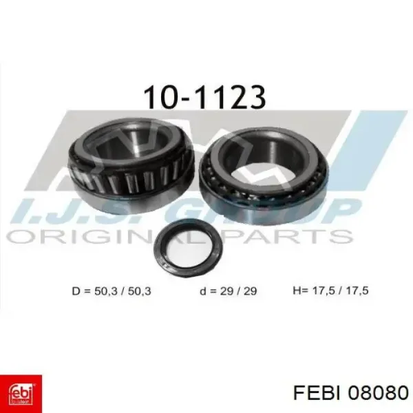 Cojinete de rueda trasero Ford Fiesta GFJ