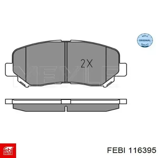 Pastillas de freno delanteras Mazda CX-5 1 KE, GH