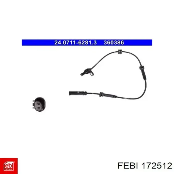 Sensor ABS delantero Renault Master 3 FV, JV