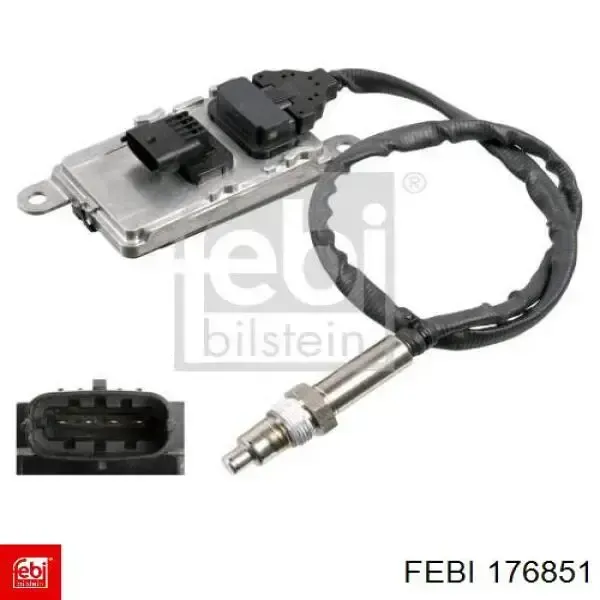 Sensor de óxidos de nitrógeno NOx 7485023779 Renault (RVI)