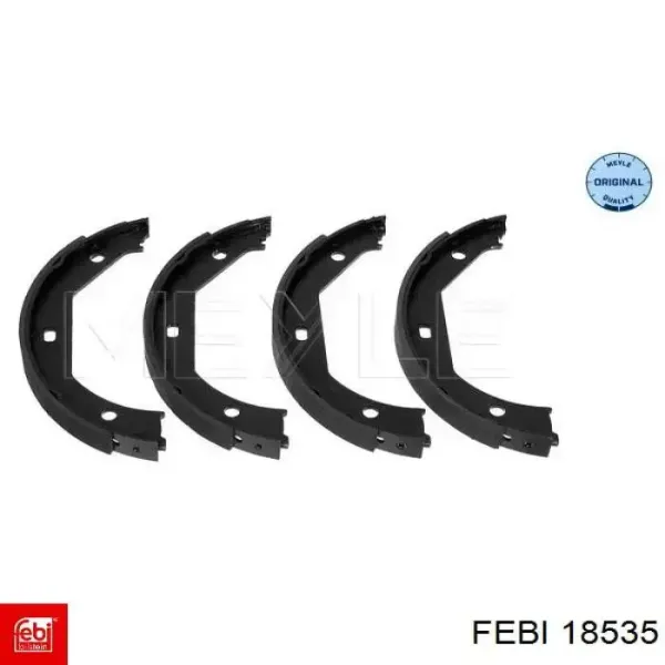 Juego de zapatas de frenos, freno de estacionamiento BMW 1 E81, E87