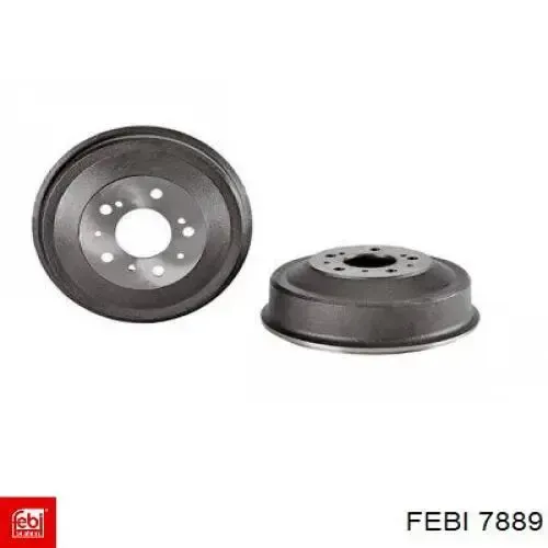 Tambor de freno trasero 7889 Febi