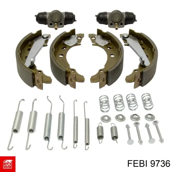 Soporte de motor trasero 9736 Febi