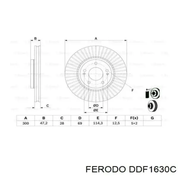 Freno de disco delantero KIA Sportage 3 SL